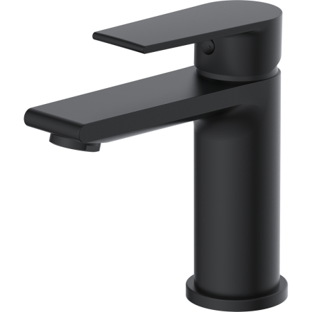Vitruvius Rubicon Single lever basin mixer,w/o pop-up waste DR brass Matt Black